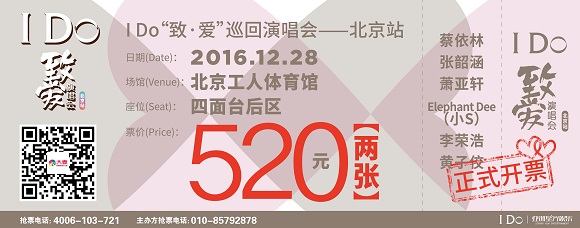 演唱会门票520